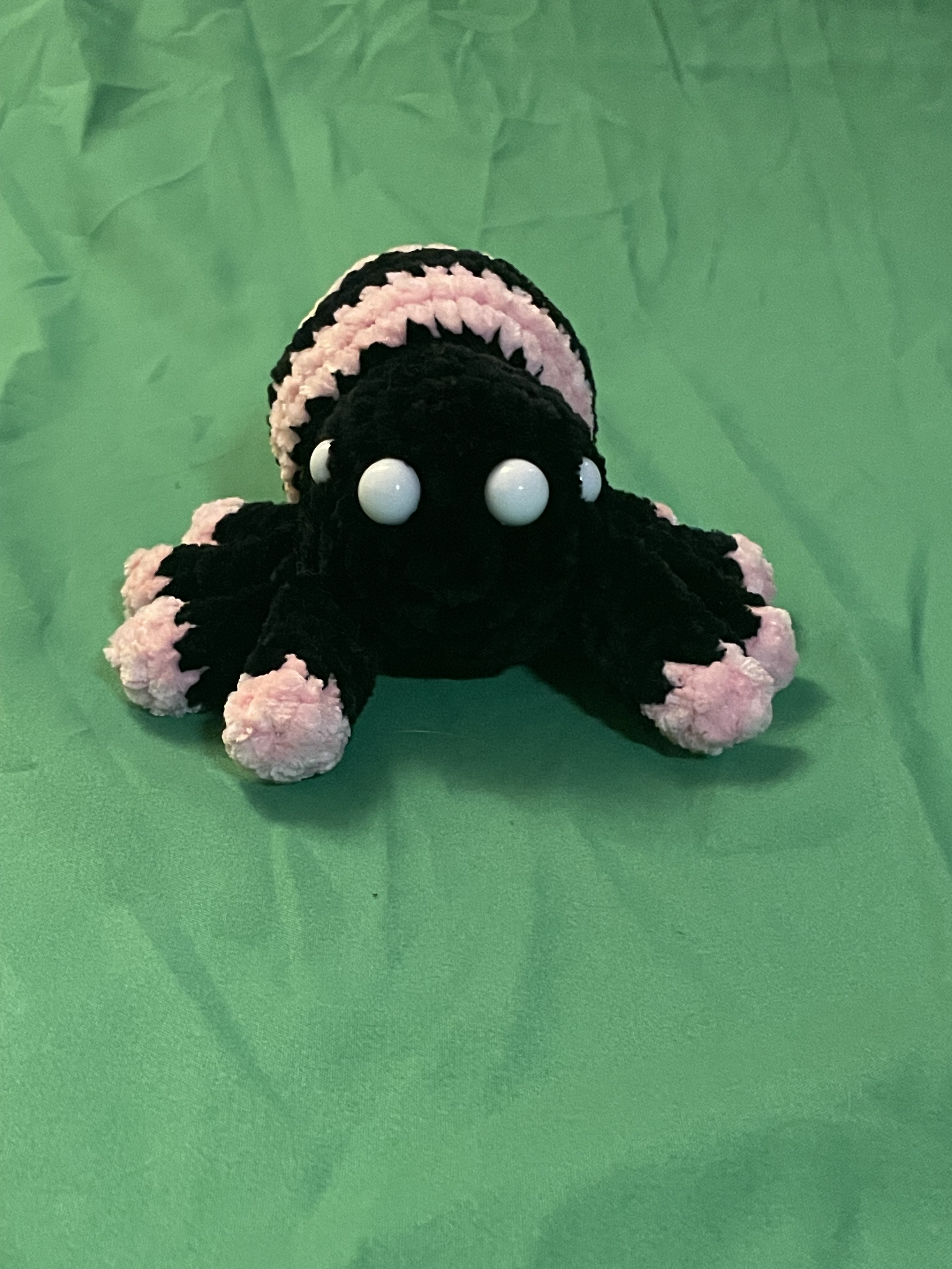 Handmade Crochet Spider Plushie by Stitch Goblin
