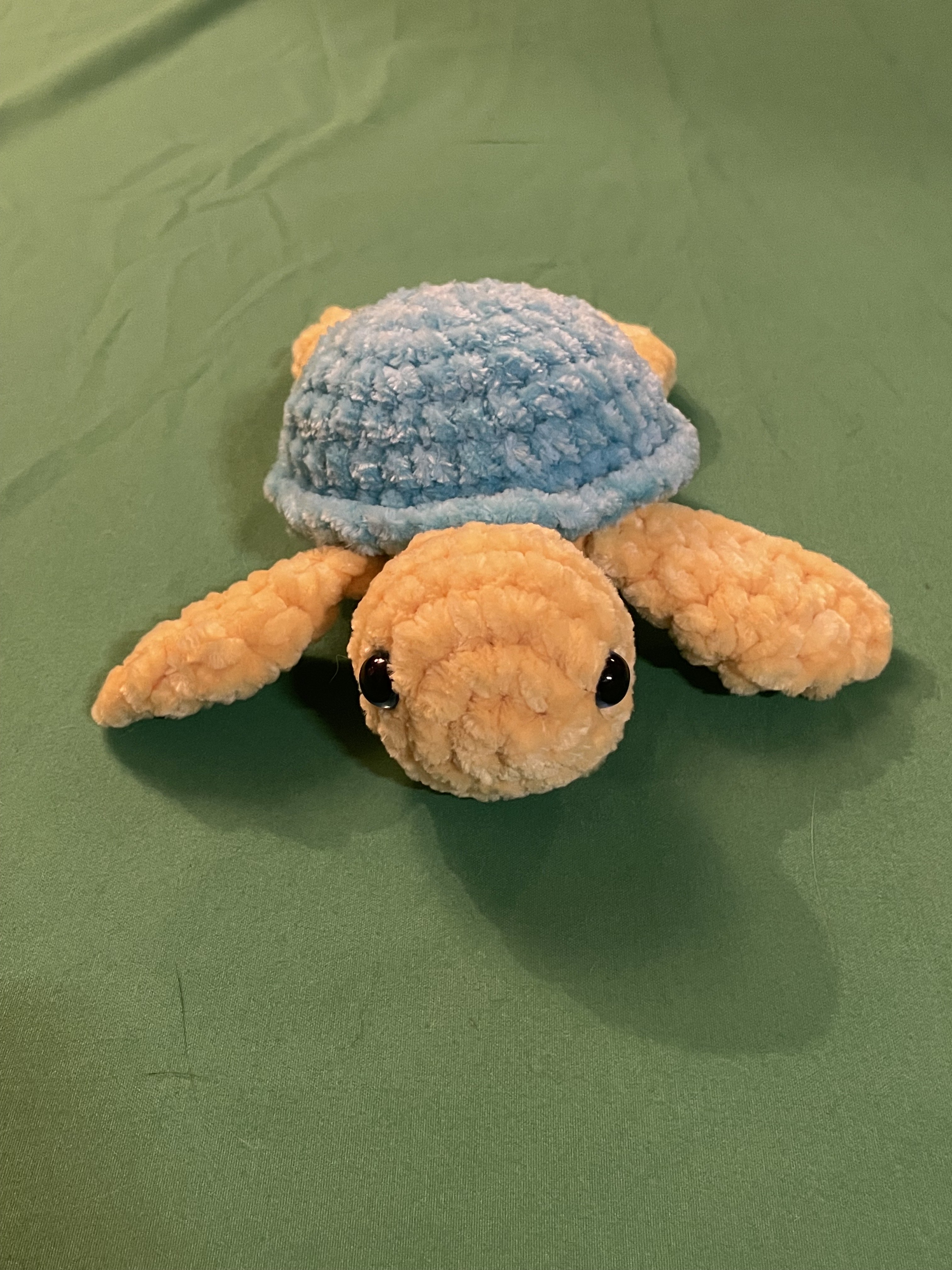 Handmade Crochet Turtle Plushie by Stitch Goblin